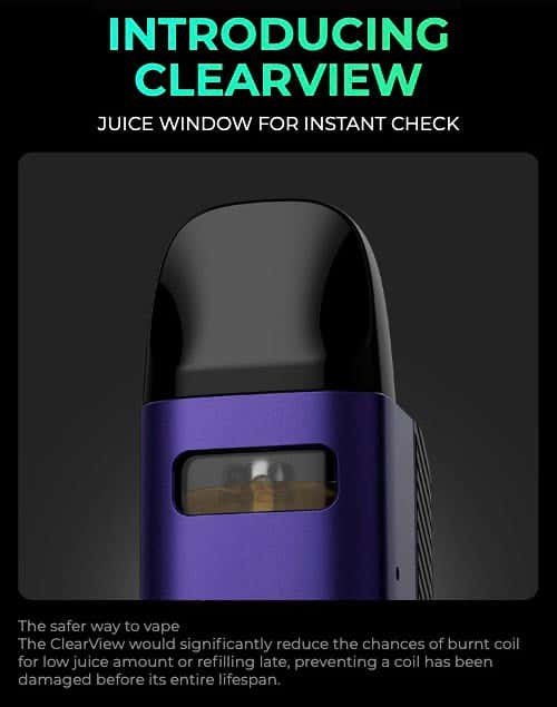 Uwell Caliburn G2 Pods - Introducing clearview